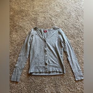 Merona sweater grey button up